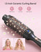 Wavytalk Pro Heated Round Brush for Blowout Look, 1 1/2 Inch Ionic Curling Iron Brush Makes Hair Shinier & Smoother, Dual Voltage Heated Brush Long-lasting Styling, Easy to Use, Fast Heating