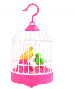 Electric Sound Activated Bird Cage