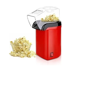 Mini Home Popcorn Maker with Measuring Cup and Removable Lid