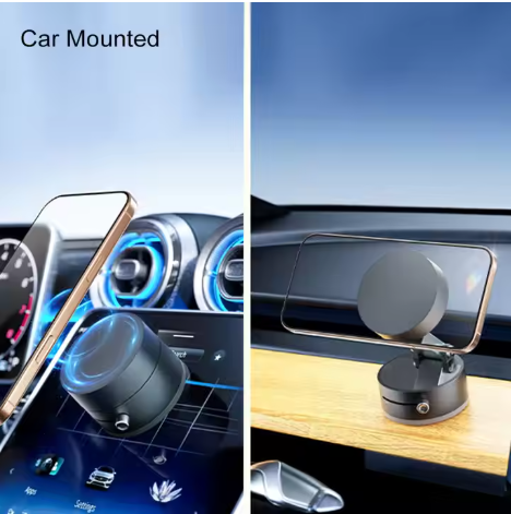 Hepu - Suction Cup Magnetic Phone Holder