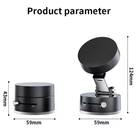 Hepu - Suction Cup Magnetic Phone Holder