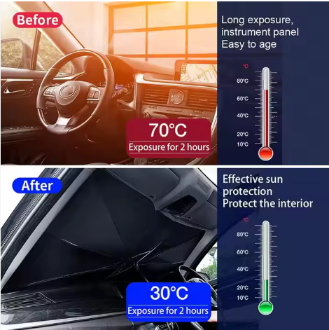 Car Windshield Sun Shade Umbrella