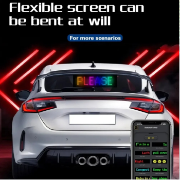 Flexible LED Display Screen For Car